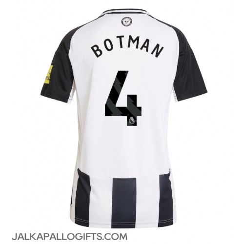 Newcastle United Sven Botman #4 Kotipaita Naiset 2024-25 Lyhythihainen